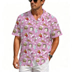 Fast Food Men's Crinkle Hawaiian Shirt