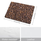 Coffee Beans Leather Mouse Pad Leather Mouse Pad Coffee Printed Offshore