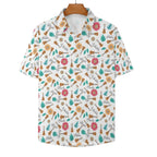 Ukulele Women's Short-Sleeve Button Up Shirt Women's Short-Sleeve Button Up Shirt Music Printed Offshore