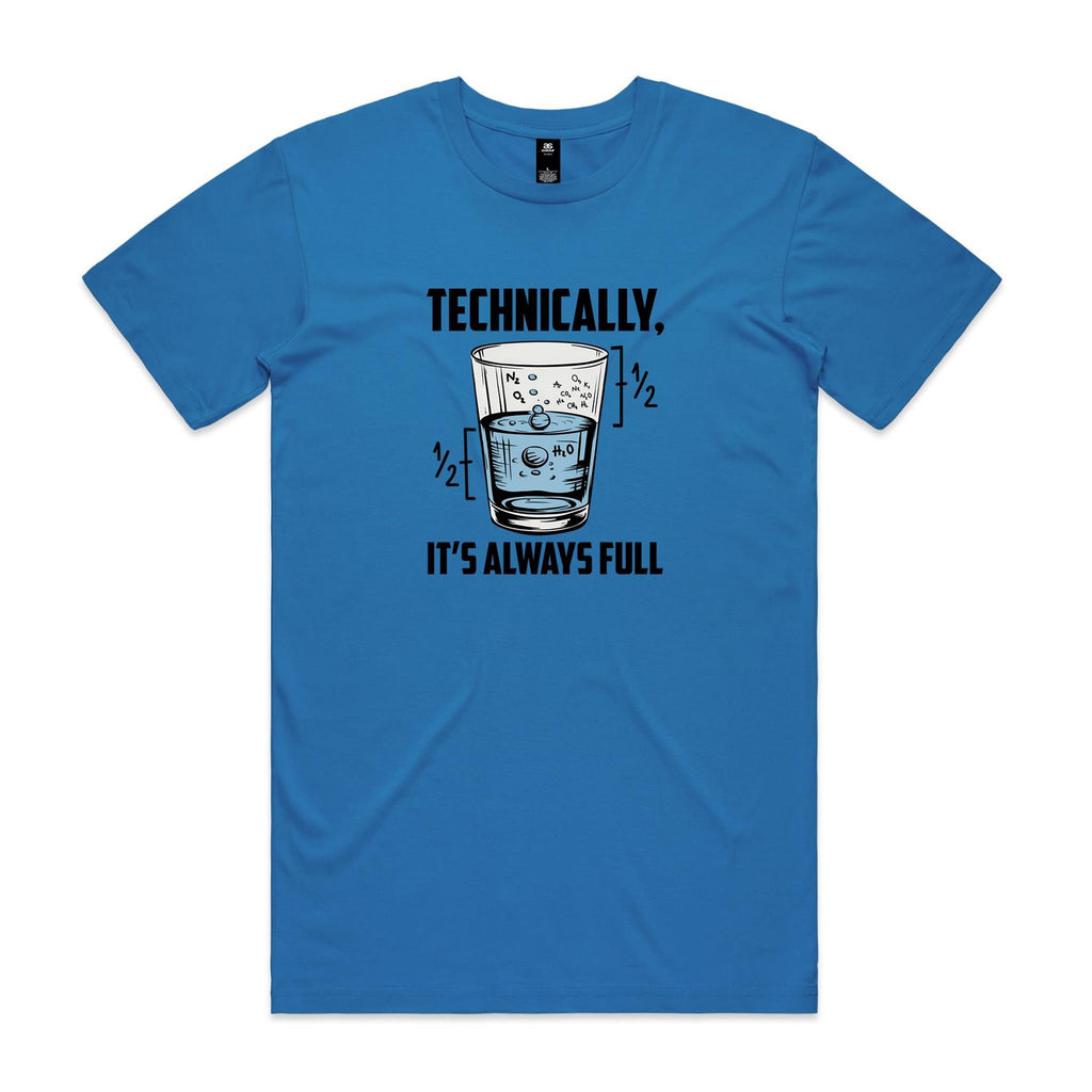 Glass Half Full Men's AS Colour T-shirt