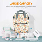 Beach Shack Multi-Function Backpack, Nappy / Diaper Bag Multi-function Backpack, Nappy / Diaper Bag Printed Offshore Surf