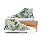 Cockatoo - Men's High Top Canvas Shoes