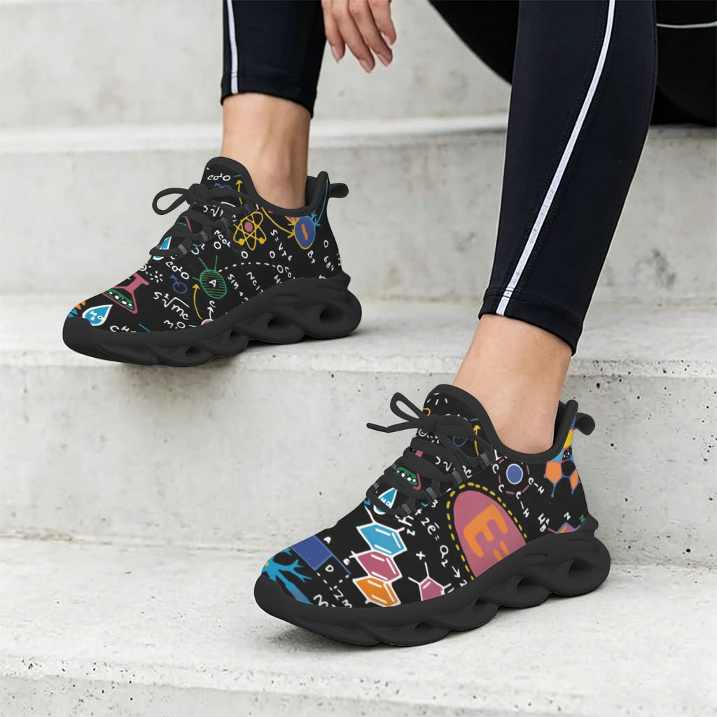 Science Time Blackboard Women's Twisted Sole Sneakers