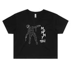 Mummy Needs A Coffee Women's AS Colour Crop Tee