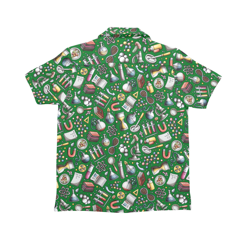 Science Love Senior Kids Hawaiian Shirt Senior Kids Hawaiian Shirt 8-15 Printed Offshore Science