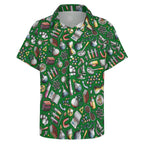 Science Love Women's Collared Pocketless Short Sleeve Shirt