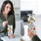 Superdog - 20oz Tall Skinny Tumbler with Lid and Straw