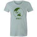 No Planet B, Earth Women's AS Colour T-shirt Pale Blue Womens T-shirt Environment Printed In Australia