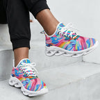 Brushstrokes Women's Twisted Sole Sneakers