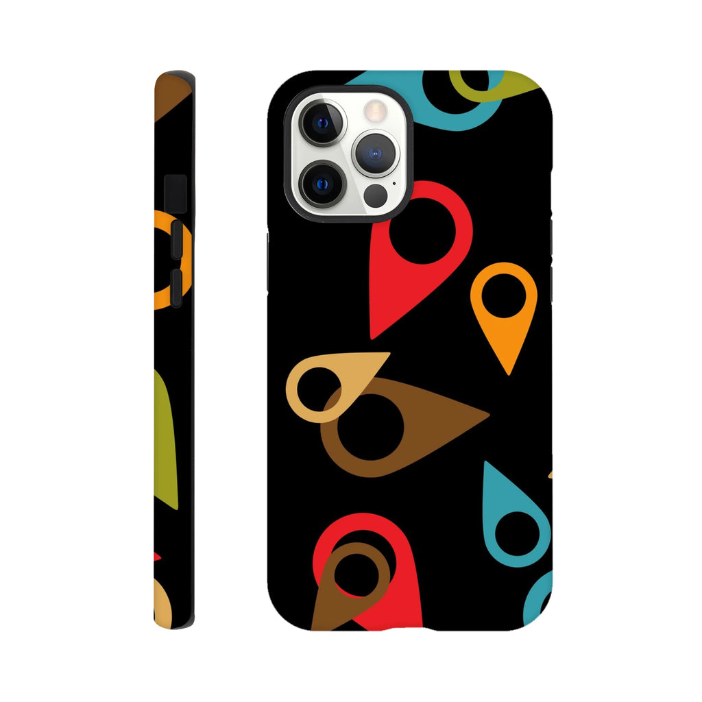 Where Am I, Location Pin - Apple iPhone Tough case iPhone 12 Pro Max iPhone Tough Case Globally Fulfilled