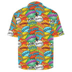 Comic Book 2 Men's Crinkle Hawaiian Shirt