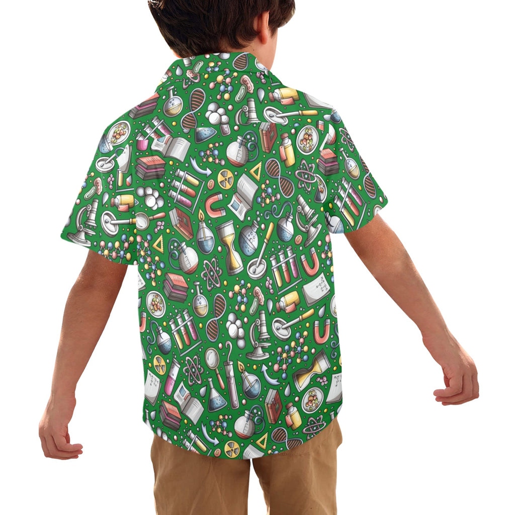 Science Love - Junior Kids Hawaiian Shirt