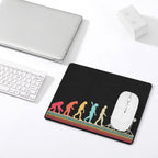 Evolution Of A Drummer Leather Mouse Pad Leather Mouse Pad Music Printed Offshore