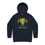 The Plant Life, Vegetarian - Womens Hoodie Navy Womens Hoodie Food Printed In Australia