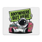 Astronaut, Anywhere But Here Leather Mouse Pad Leather Mouse Pad Printed Offshore Space