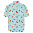 Classic Aussie Food Icons Men's Crinkle Hawaiian Shirt