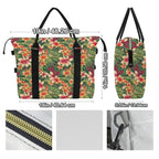 Vintage Hawaiian Floral Duffle Bag-Simple (Model 1715) Duffle Bag-Simple (1715)