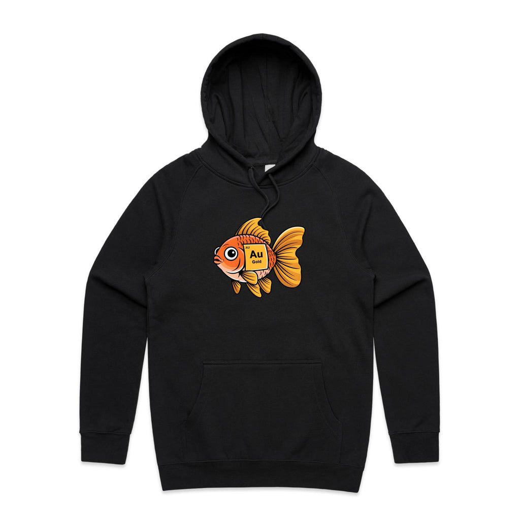 Gold Fish Periodic Table Men's AS Colour Hoodie