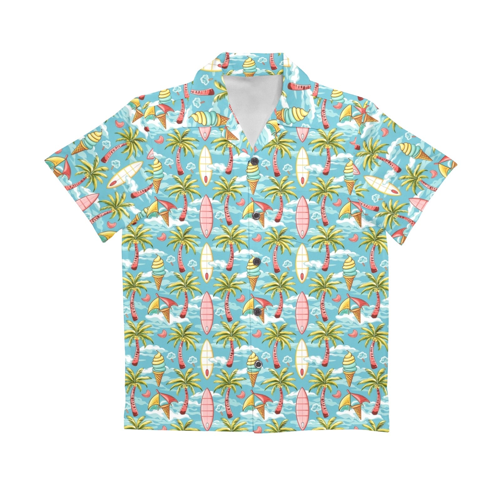 Summer Surf Senior Kids Hawaiian Shirt