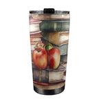 Watercolour Books - 20oz Mobile Tumbler with Lid (Black Lock) 20oz Travel Mug Printed Offshore Reading