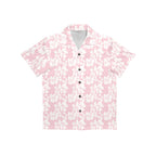 Pink Hawaiian Floral Junior Kids Hawaiian Shirt