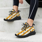 Halloween Stripes Women's Twisted Sole Sneakers