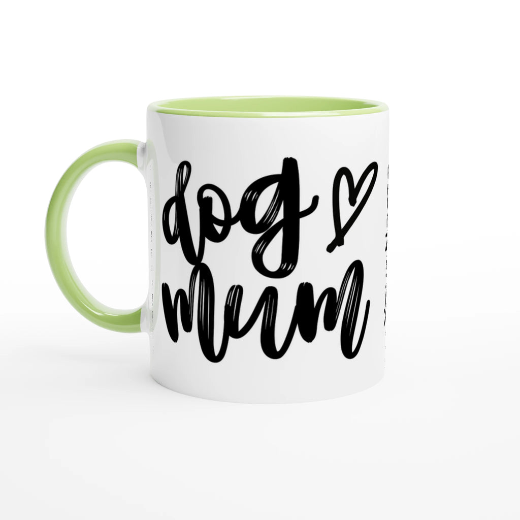 Personalised - Dog Mum - 11oz Ceramic Mug Personalised 11oz Mug animal customise Globally Fulfilled Mum personalise