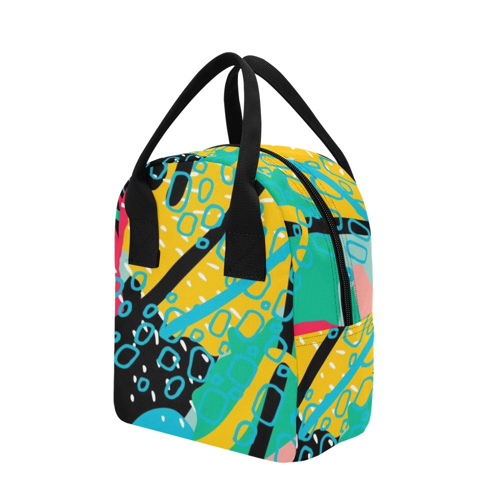 Bright And Colourful - Zipper Lunch Bag Zipper Lunch Bag Printed Offshore