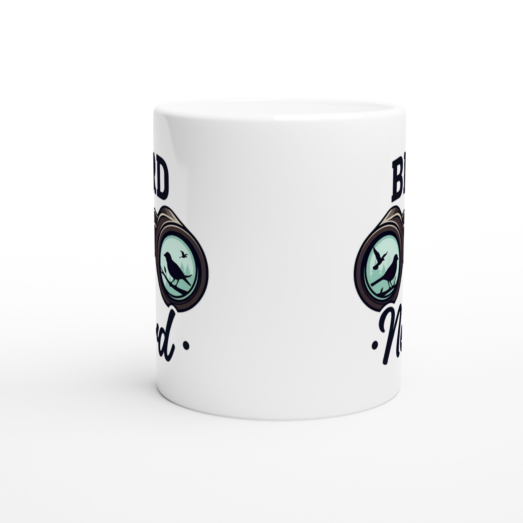Bird Nerd - White 11oz Ceramic Mug White 11oz Mug animal Globally Fulfilled