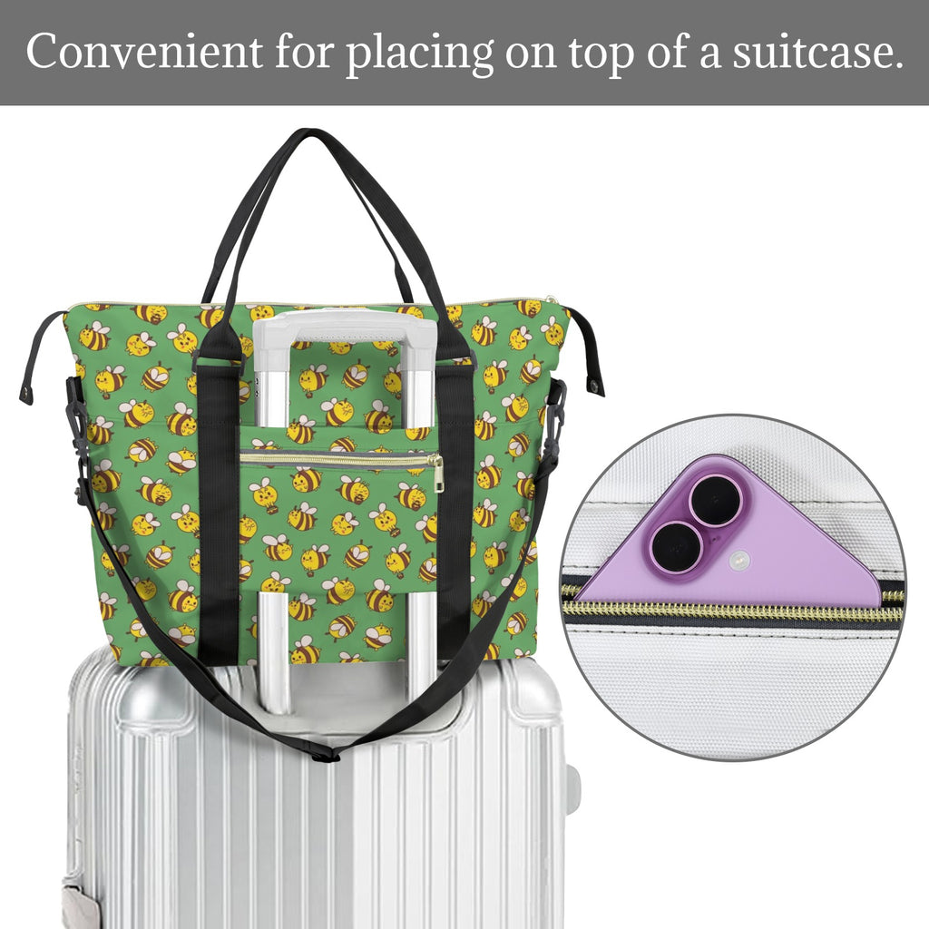 Busy Bees Duffle Bag-Simple (Model 1715) Duffle Bag-Simple (1715)