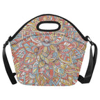 Colour Floral - Neoprene Lunch Bag One Size Neoprene Lunch Bag Printed Offshore