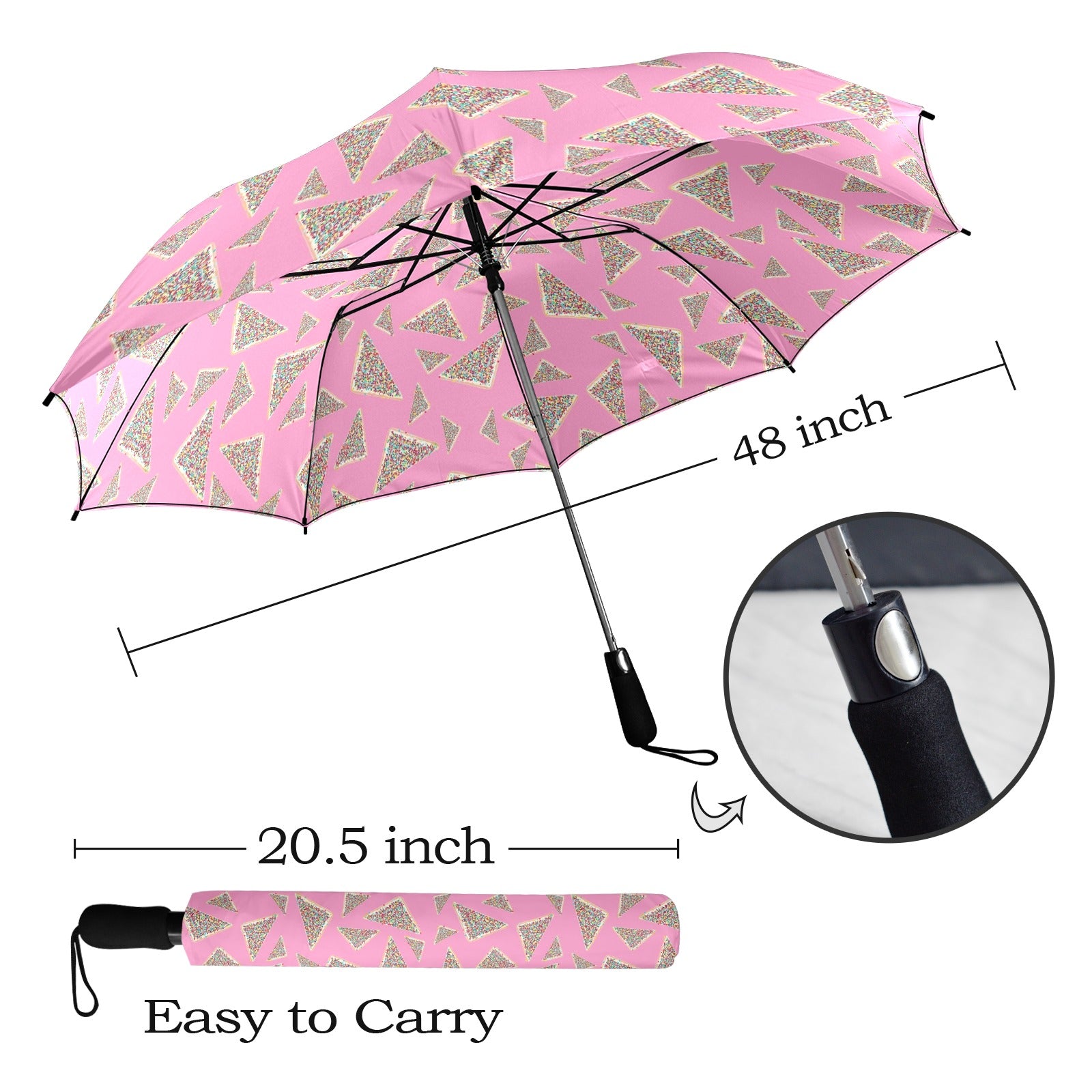 Fairy Bread Pink Umbrella Umbrella Food Printed Offshore