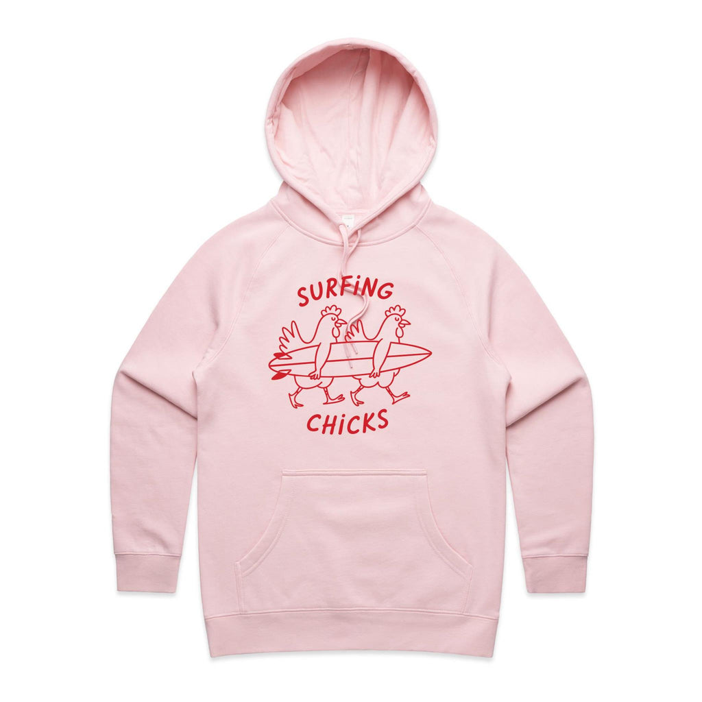 Chickens Surfing Chicks Women's AS Colour T-shirt