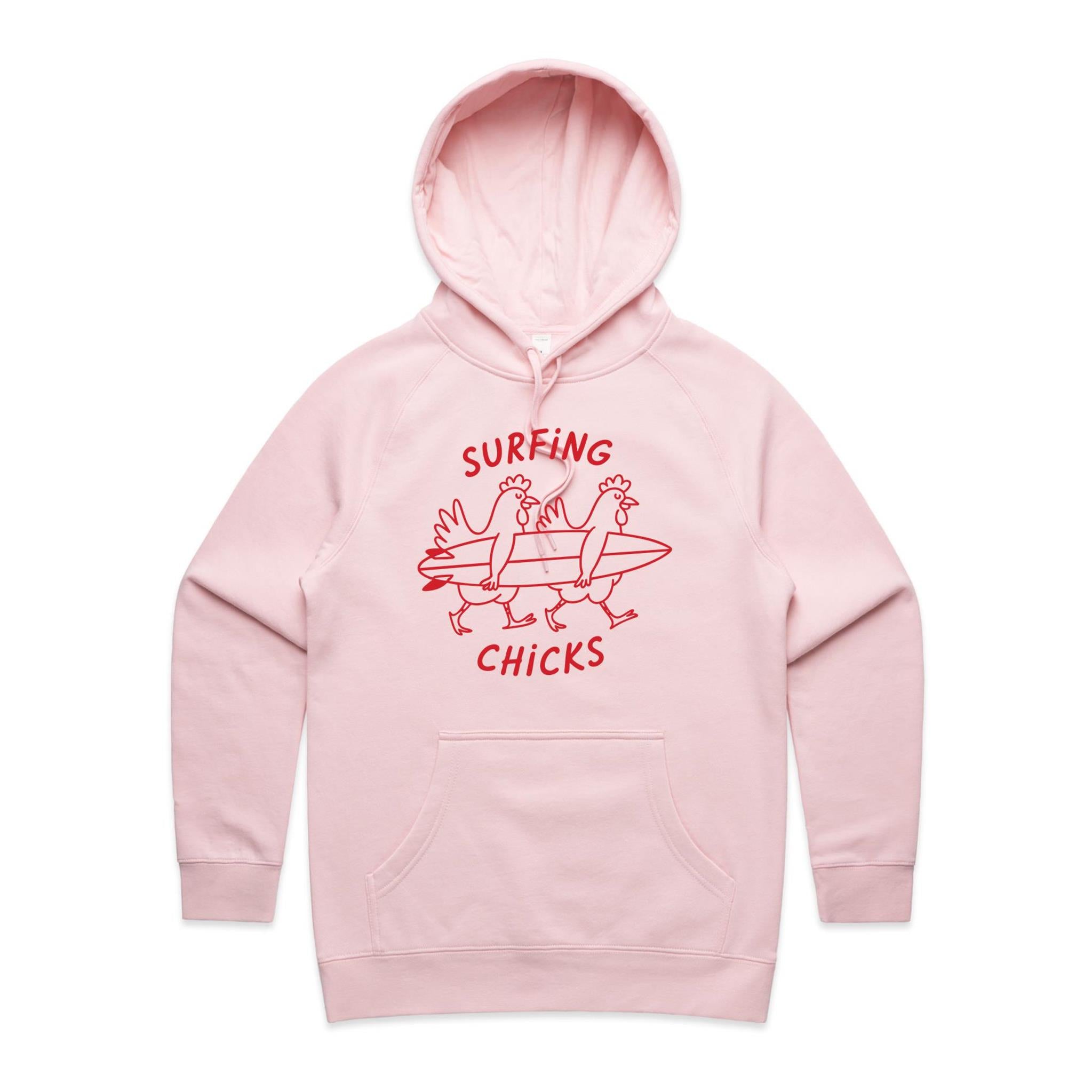 Chickens Surfing Chicks Women's AS Colour T-shirt