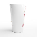 Today's Witty Attitude Brought To You By Coffee - White Latte 17oz Ceramic Mug Latte Mug Coffee Globally Fulfilled