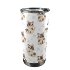 Cheeky Cats 20oz Mobile Tumbler with Lid (Black Lock) One Size 20oz Travel Mug animal Printed Offshore