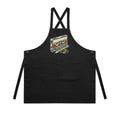 Cassette Tape And Pencil AS Colour Carrie Apron Black One Size Apron Music Printed In Australia Retro