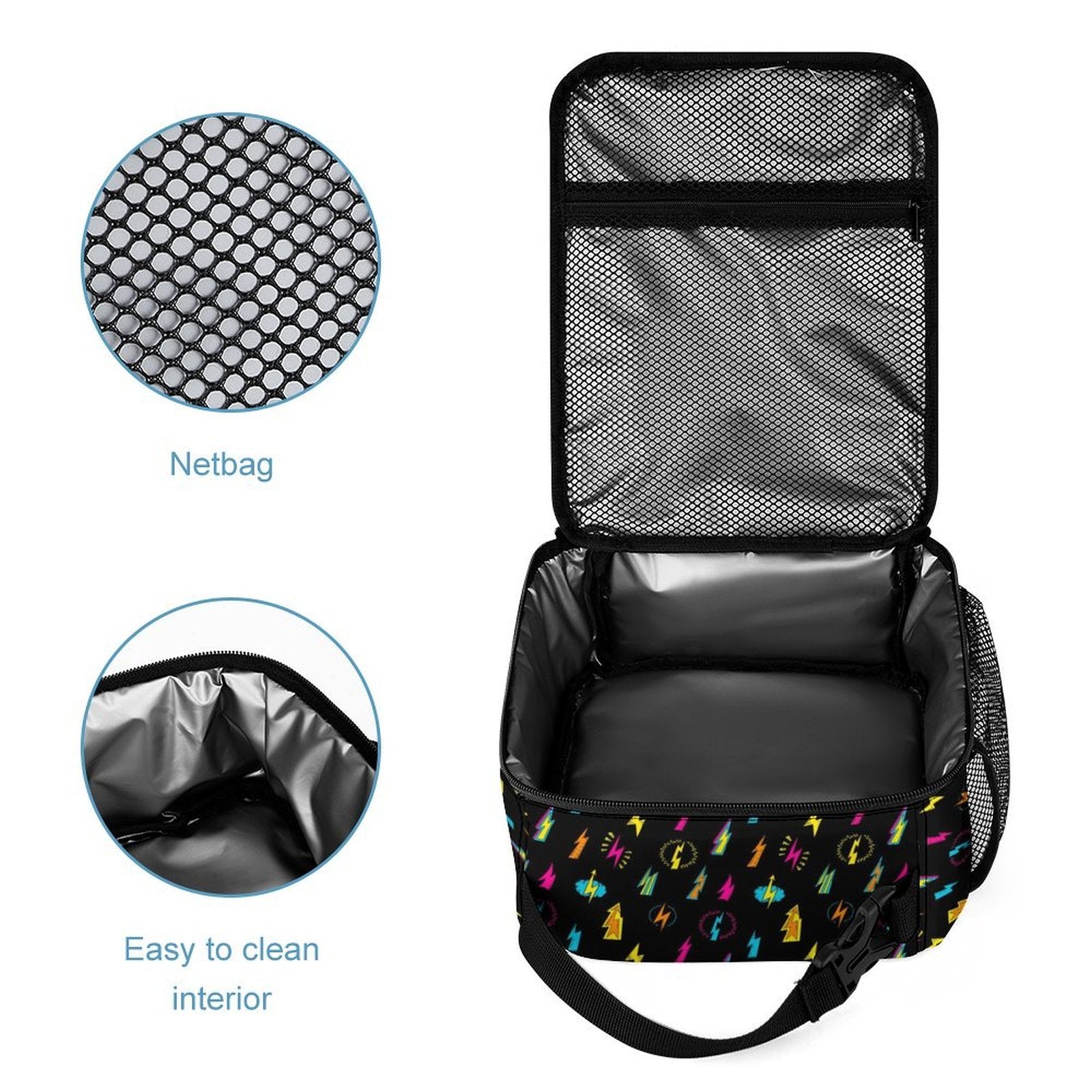 Fun Lightning Backpack, Lunch Bag & Pencil Case Set