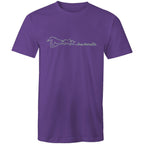 Checkmate, Chess - Mens T-Shirt Purple Mens T-shirt Chess Games Printed In Australia