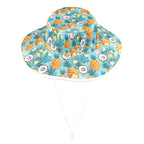 Pineapple Coconut Wide Brim Bucket Hat Wide Brim Bucket Hat Food Printed Offshore