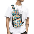 Colour Dots Chest Bag One Size Cross Body Chest Bag Printed Offshore