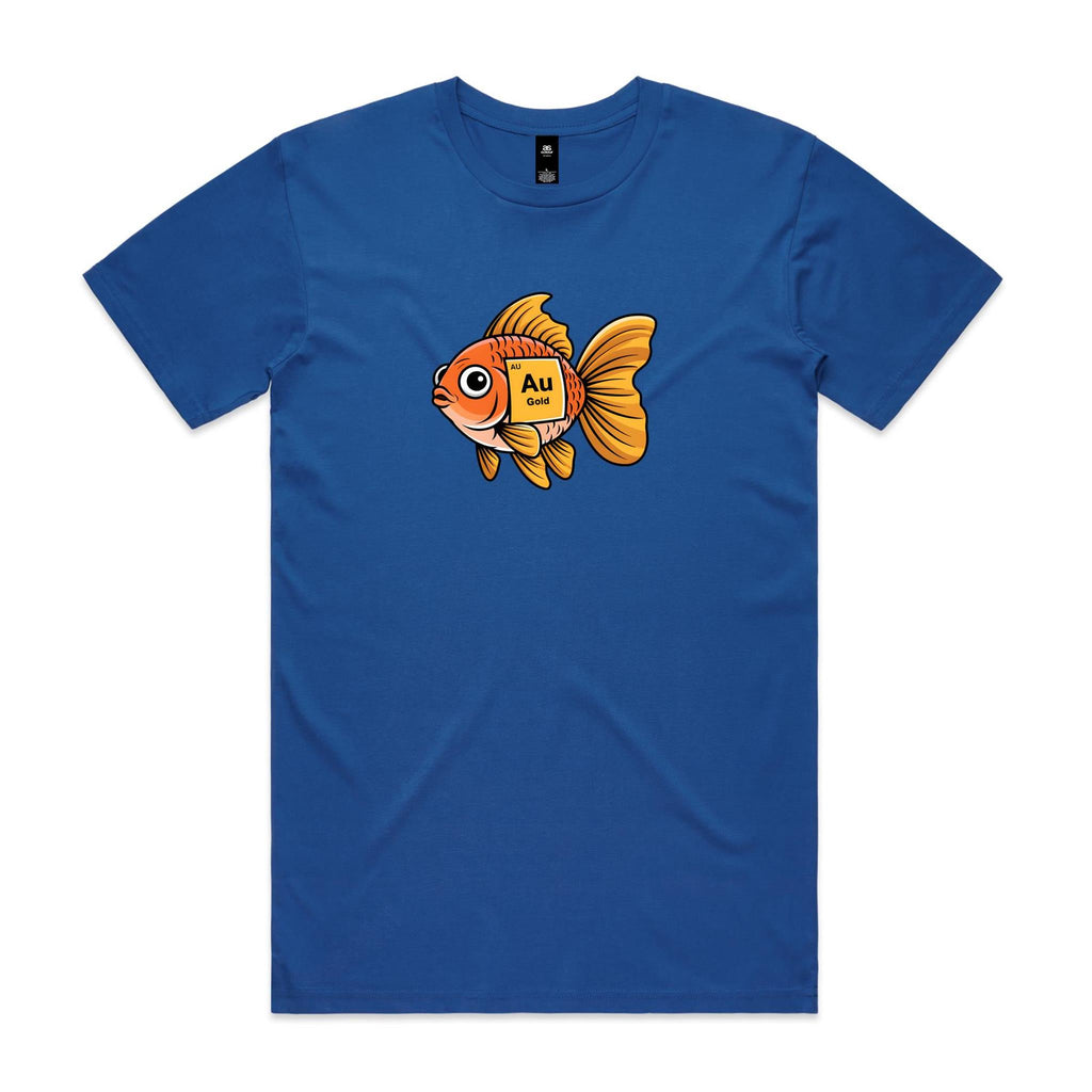 Gold Fish Periodic Table Men's AS Colour T-shirt