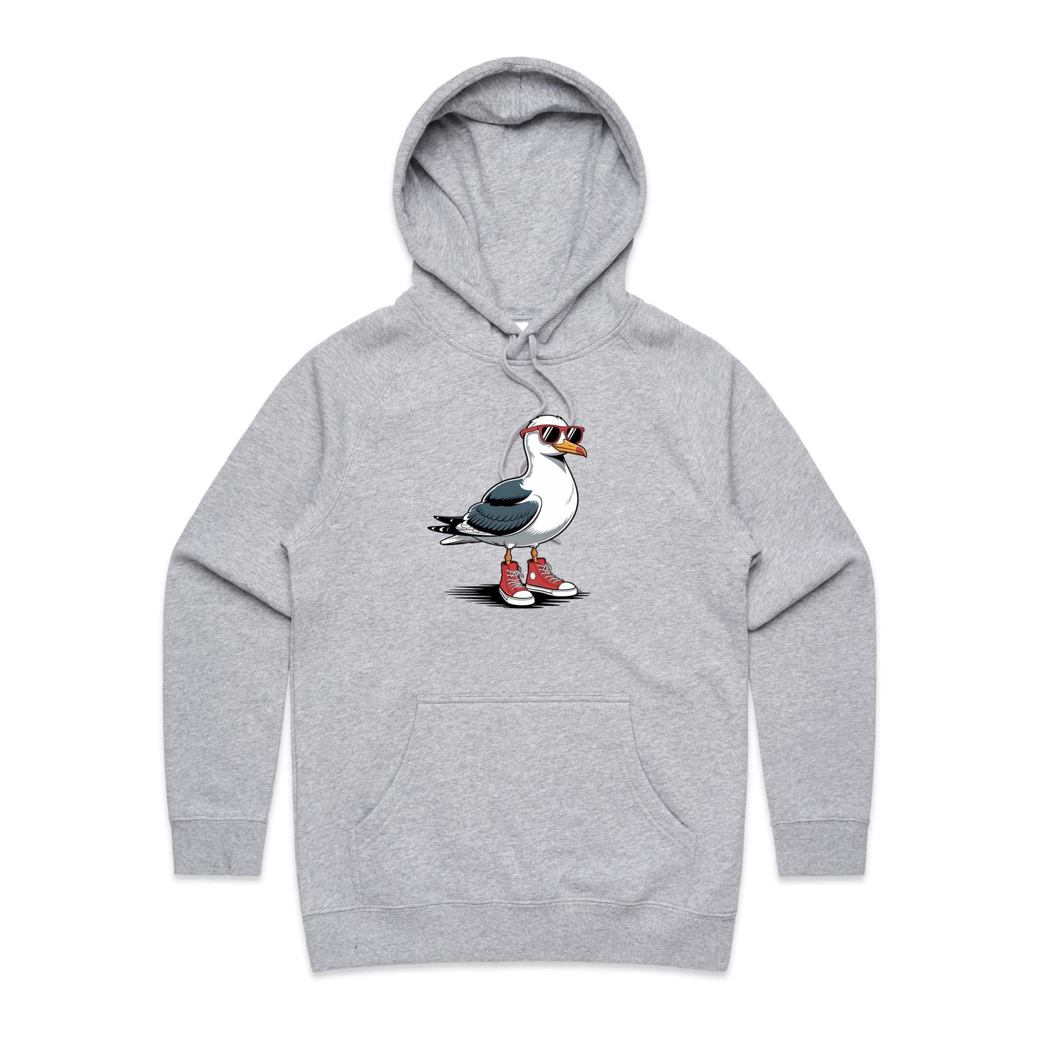 Seagull With Sunglasses And High Tops Women's AS Colour Hoodie