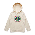 Believe In Yourself, Alien - Kids Hoodie Ecru Kids Hoodie Motivation Positivity Printed In Australia Sci Fi