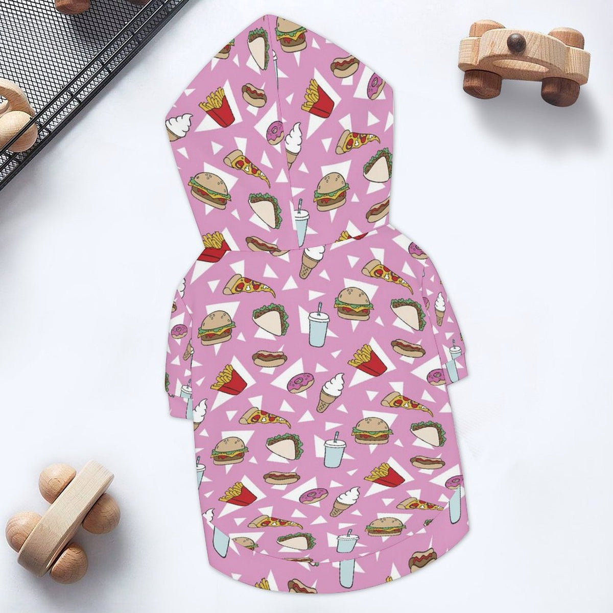 Fast Food Pet Hoodie (Large Size)