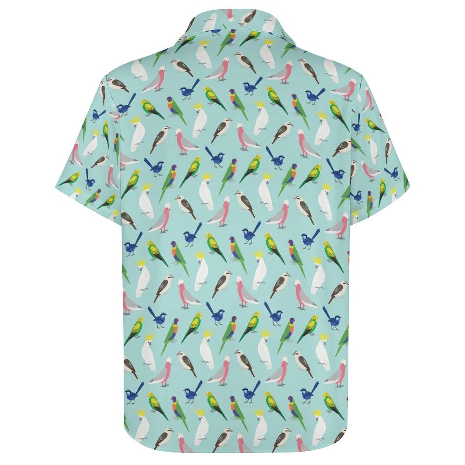 Australian Birds - Women's Short-Sleeve Button Up Shirt