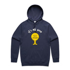 It's All Good - Mens Hoodie Midnight Blue Mens Hoodie Positivity Printed In Australia