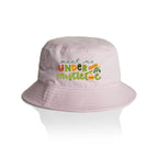 Meet Me Under The Mistletoe - Christmas AS Colour Bucket Hat Orchid One Size Christmas Bucket Hat Christmas Printed In Australia