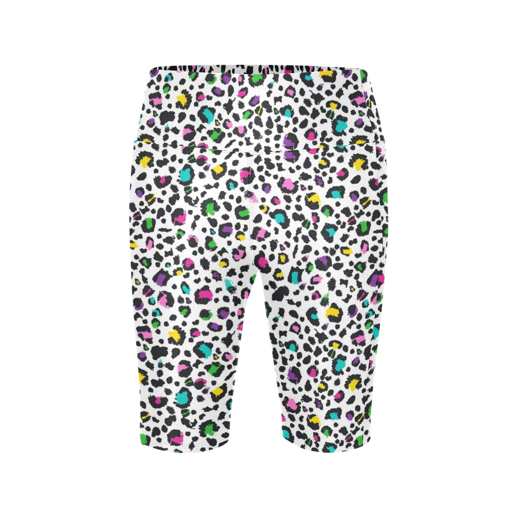 Animal Print In Colour Women's Bike Shorts With Side Pockets Women's Bike Shorts animal Printed Offshore