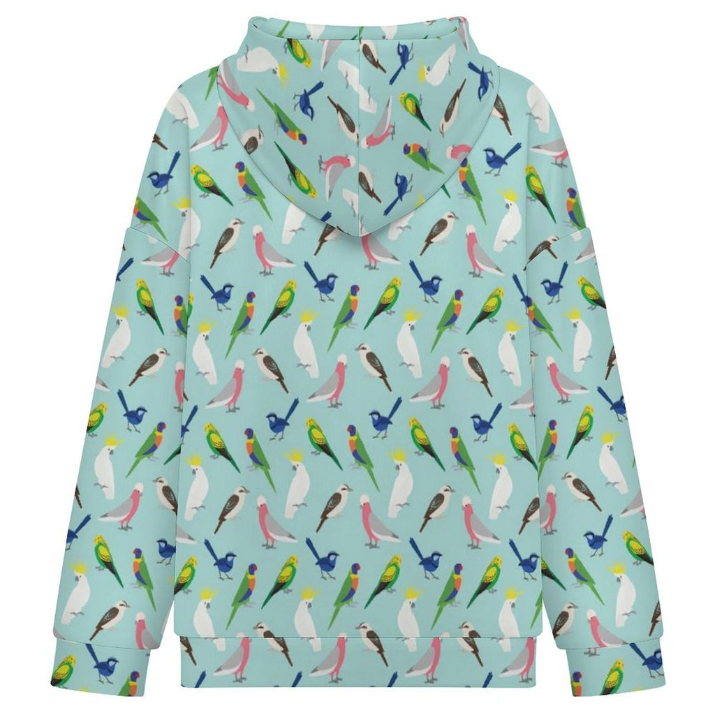 Australian Birds Women's Full-Zip Hoodie